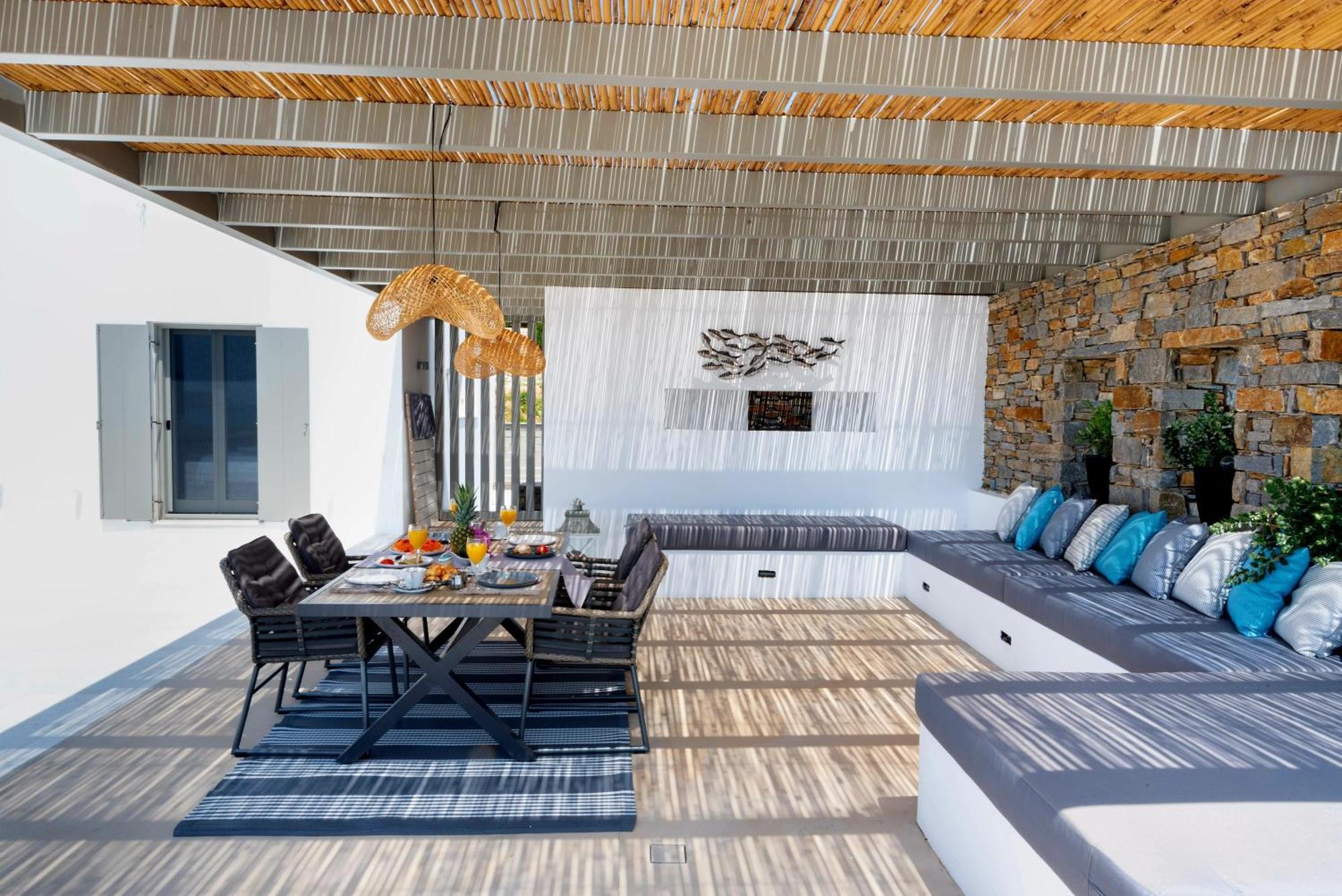 Golden Bay Luxury Villas And Suites Chrisi Akti  Exteriör bild