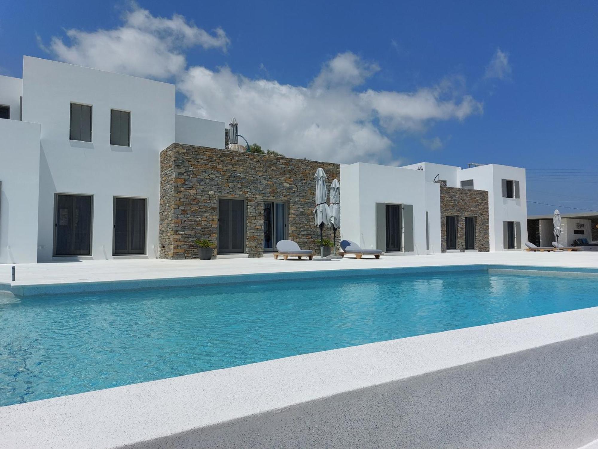 Golden Bay Luxury Villas And Suites Chrisi Akti  Exteriör bild
