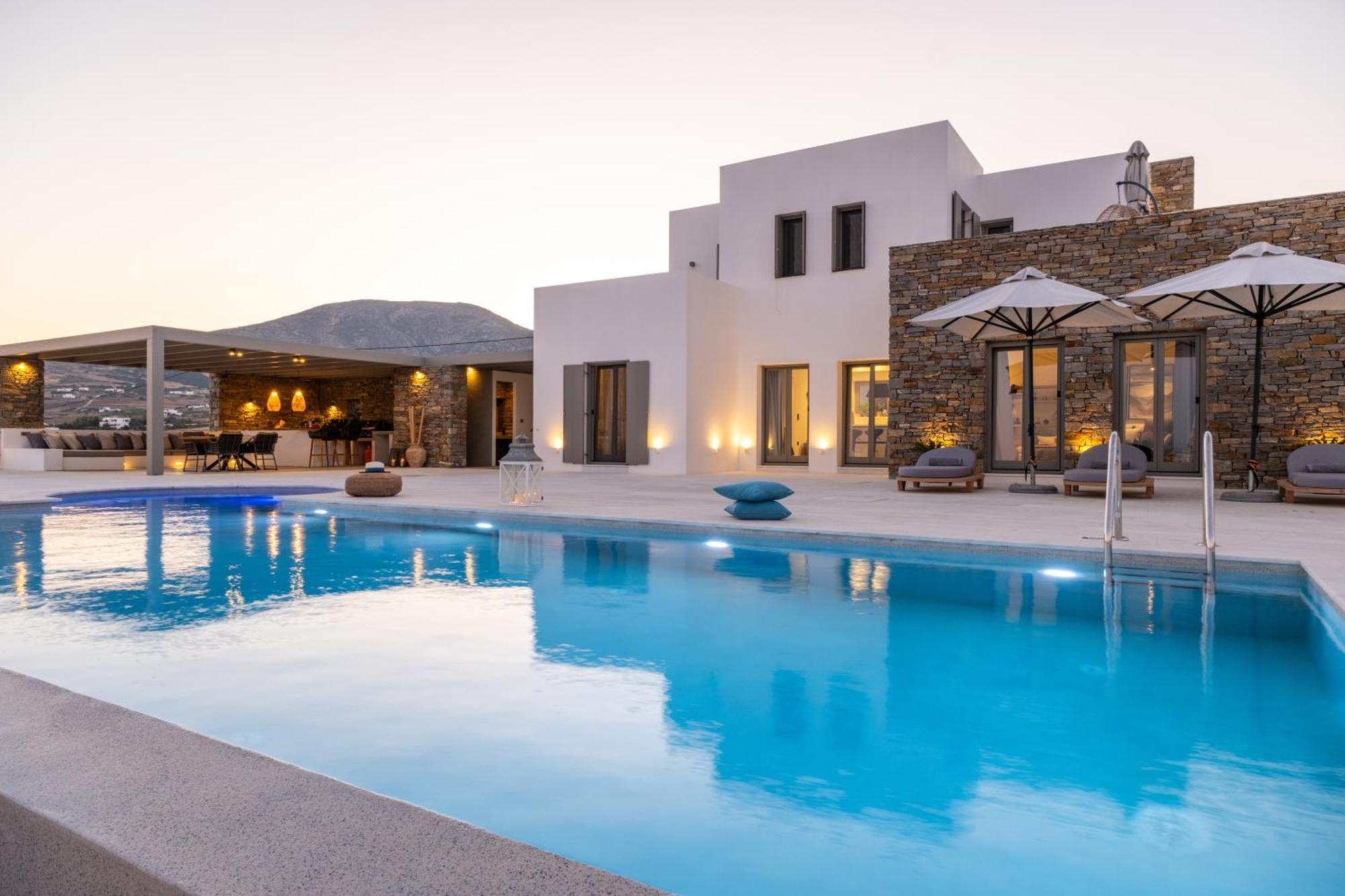Golden Bay Luxury Villas And Suites Chrisi Akti  Exteriör bild